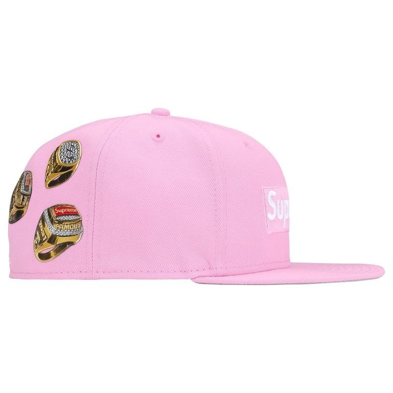 Supreme Rings Box Logo New Era Pink