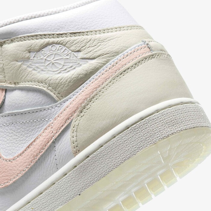 HJ6654-100 Nike Air Jordan 1 Mid Soft Pink (Men's)