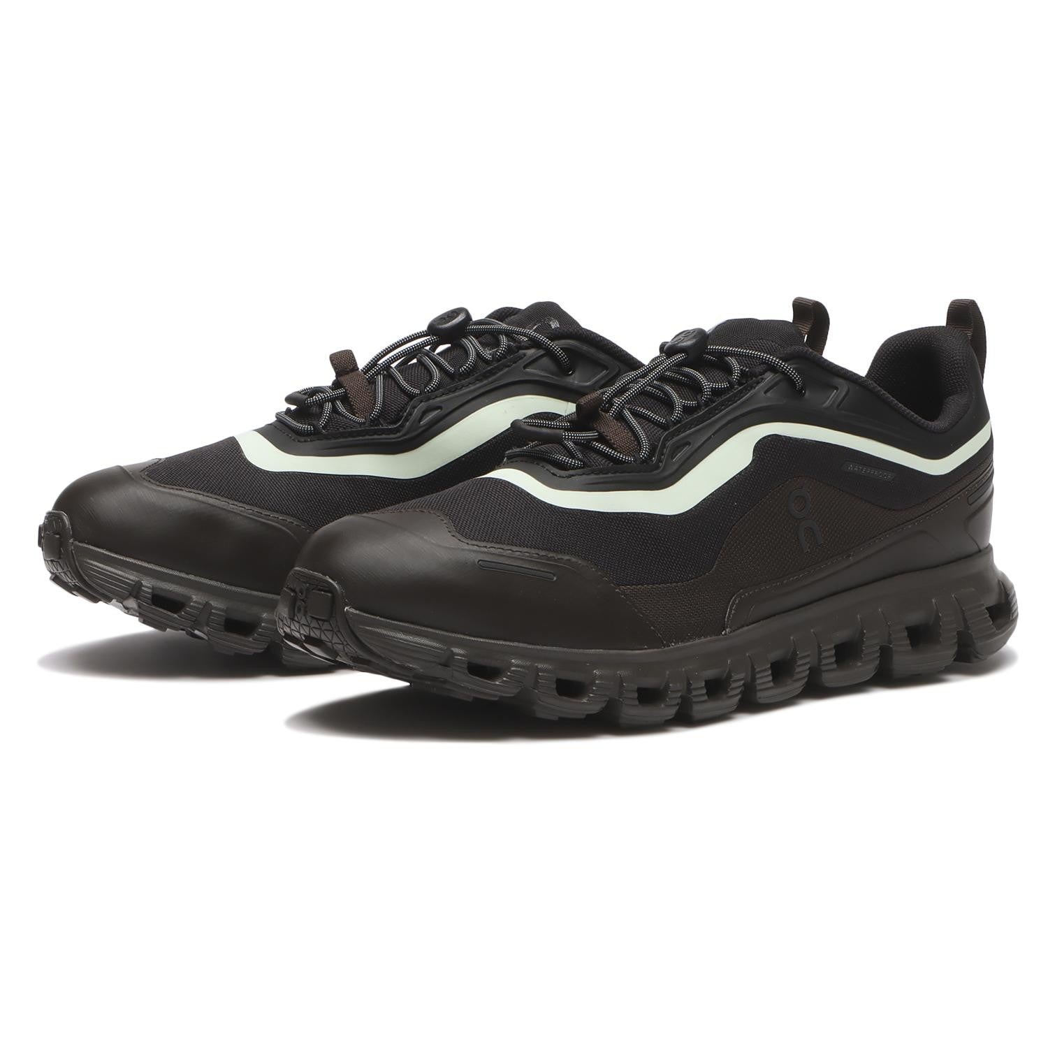 3MG10422535 On Cloud 6 Geo Waterproof Black/Lima (Men's)