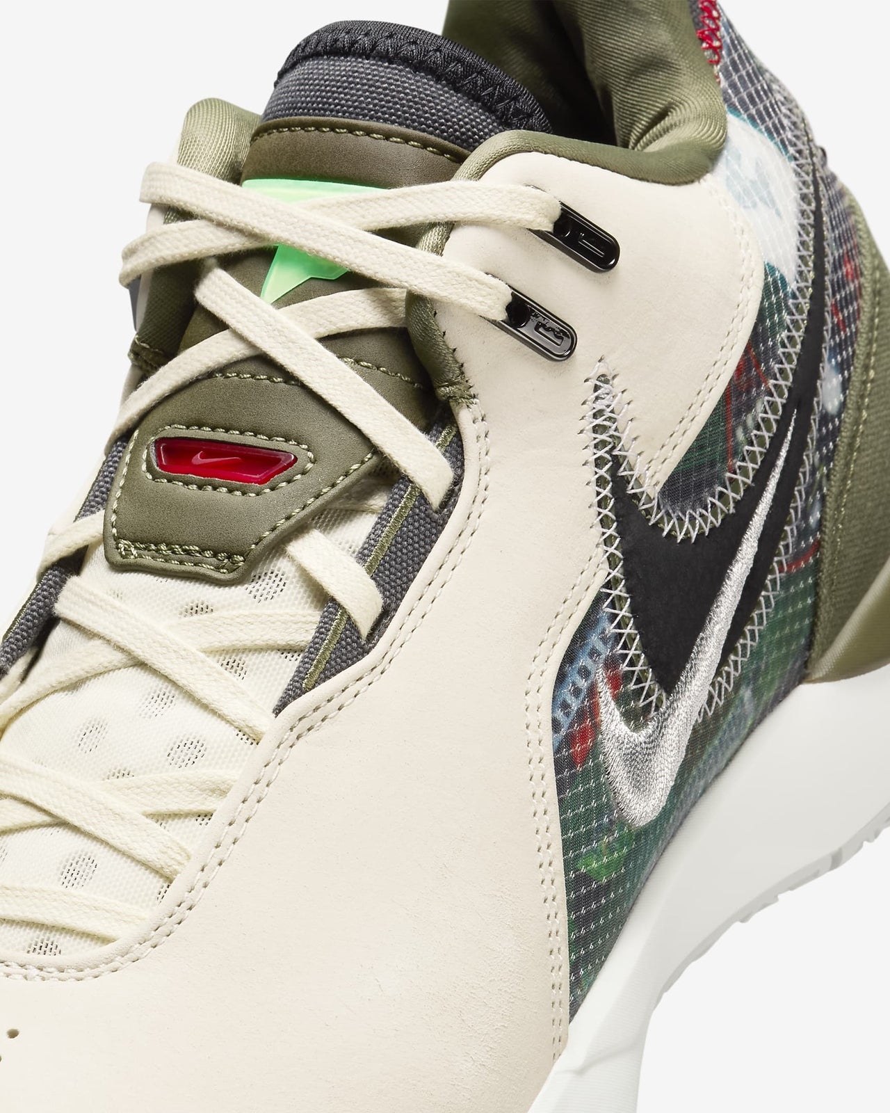 HF0716-200 FaZe Clan Nike LeBron NXXT Gen AMPD Light Cream Medium Olive (Men's)