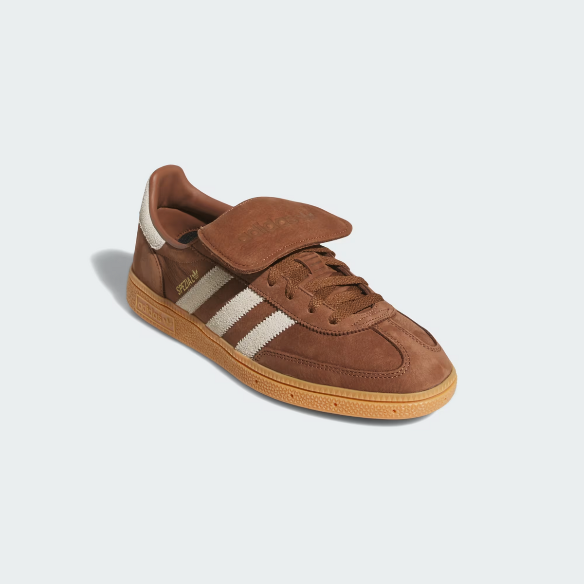 JR4879 adidas Originals Handball Spezial Long Tongue Preloved Brown Cream (Men's