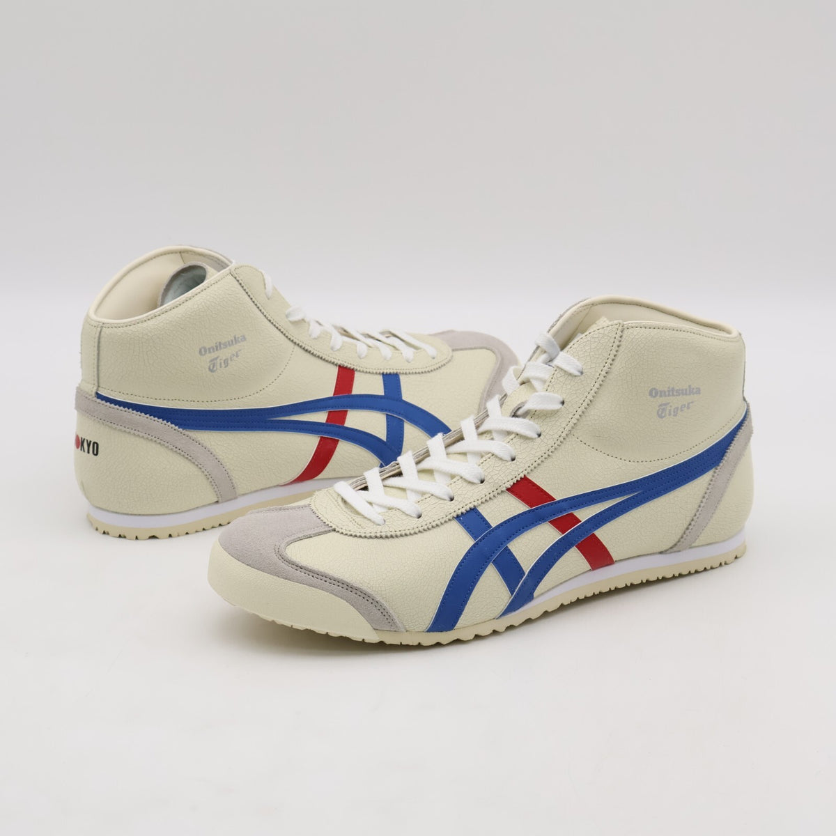 1183B577-102 Onitsuka Tiger Mexico Mid Runner White Blue (Men's)
