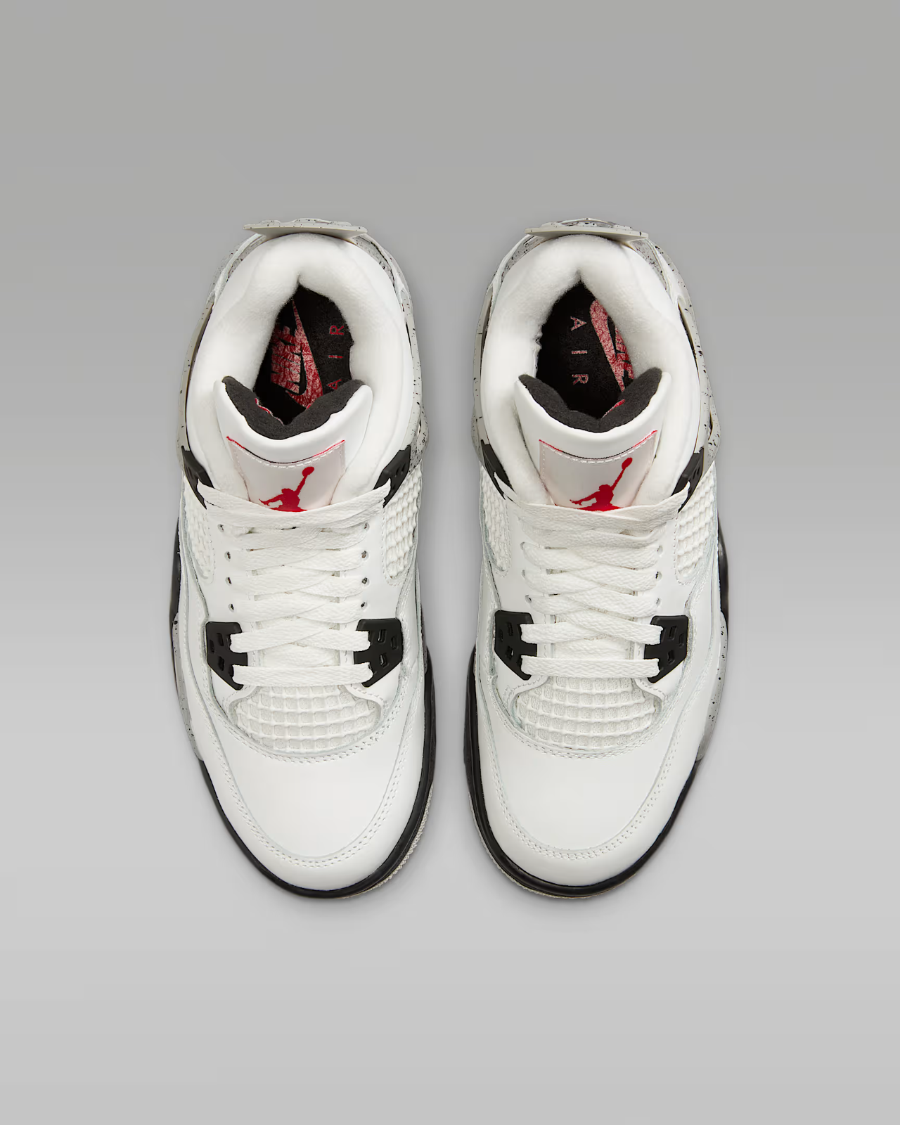 IB4171-100 Nike GS Air Jordan 4 Retro White Cement