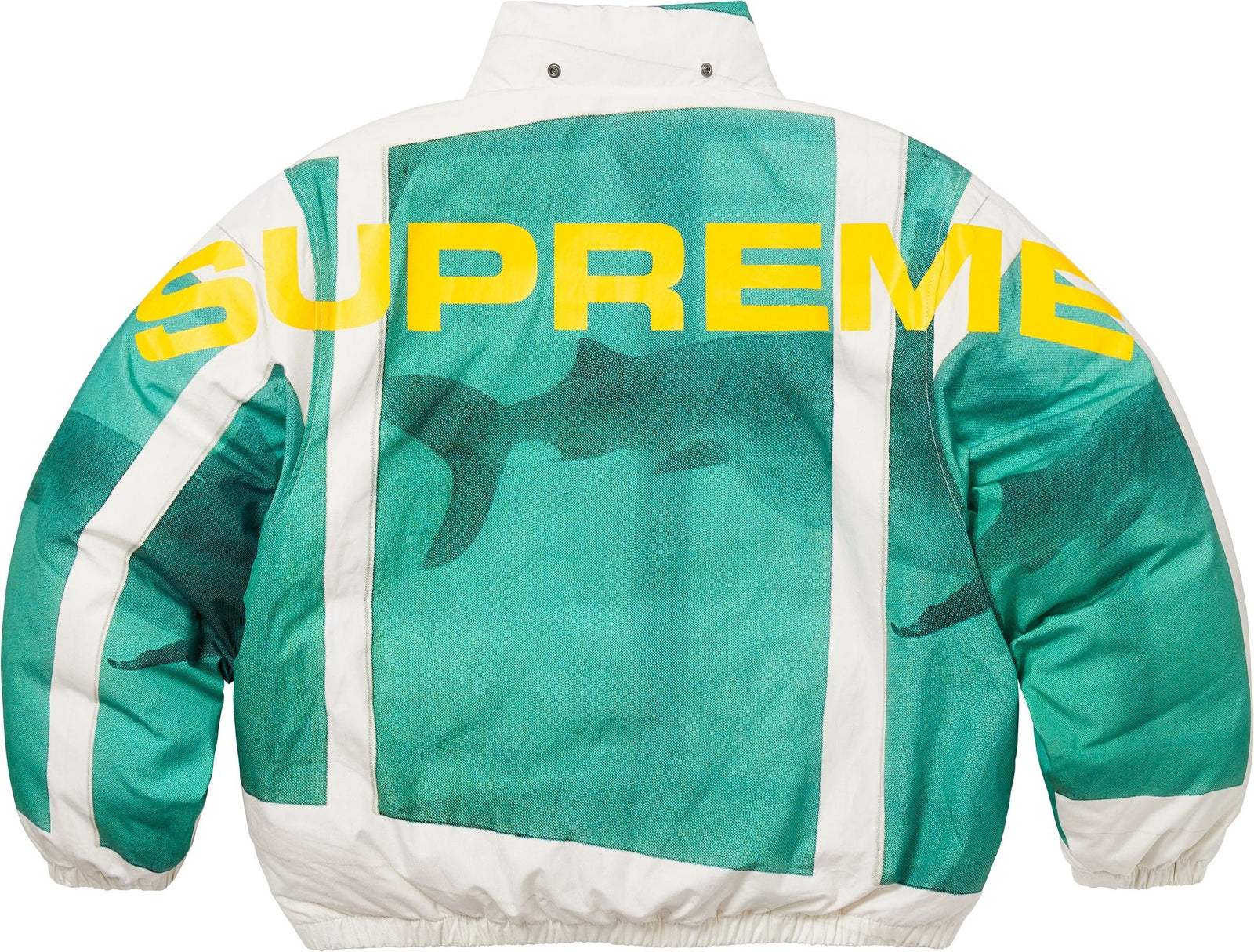 Supreme Damien Hirst Down Puffer Jacket White