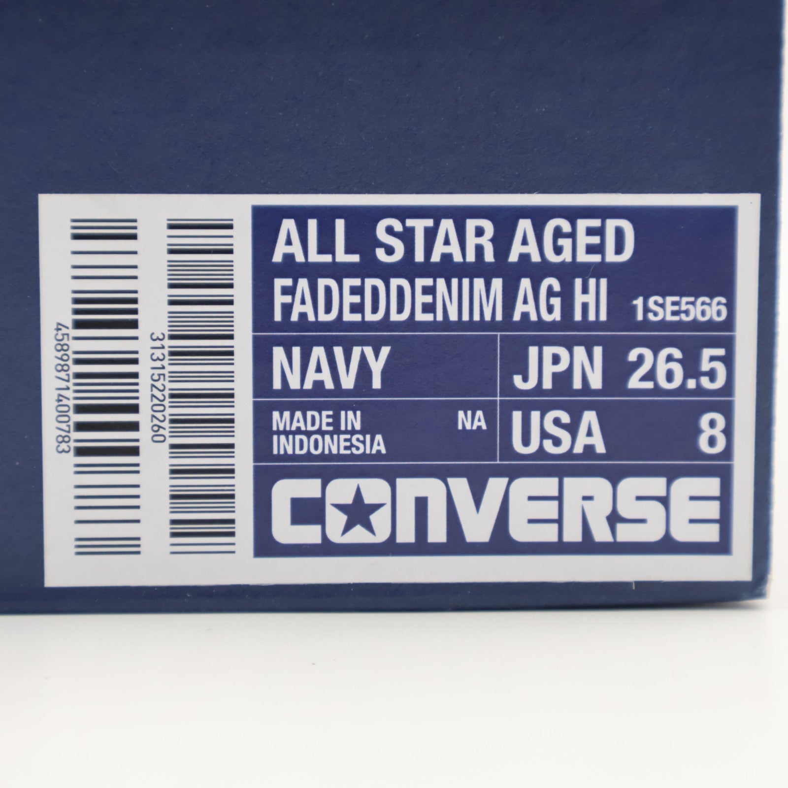 31315220 Converse All Star Aged Fadeddenim AG Hi Navy (Men's)