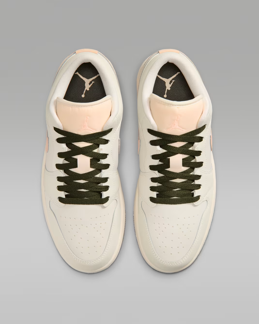 DC0774-111 Nike Air Jordan 1 Low Sail Crimson Tint (Women's)