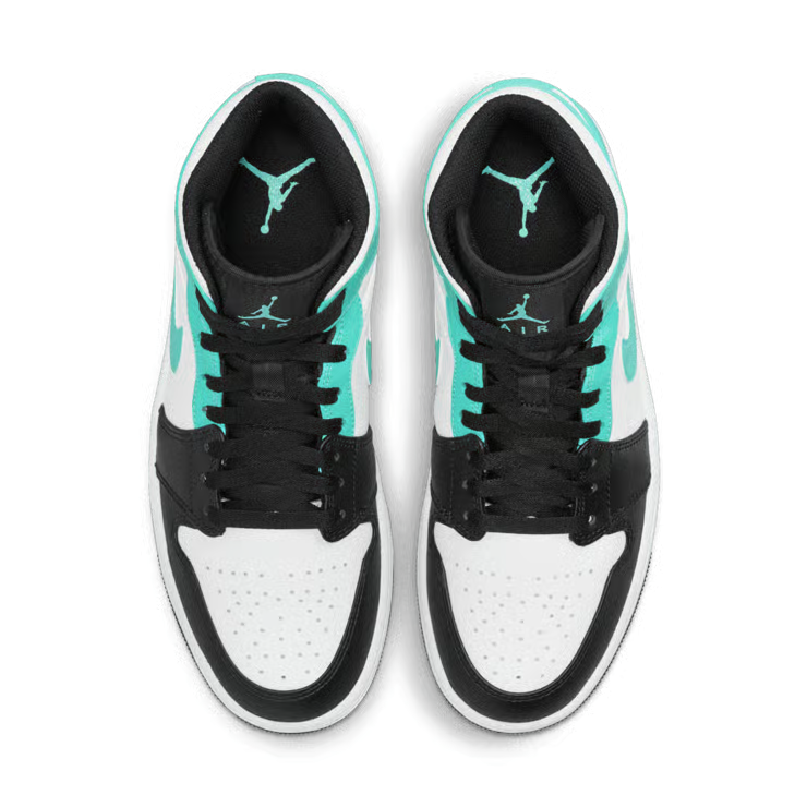 554724-132 Nike Air Jordan 1 Mid Tropical Twist Igloo (Men's)