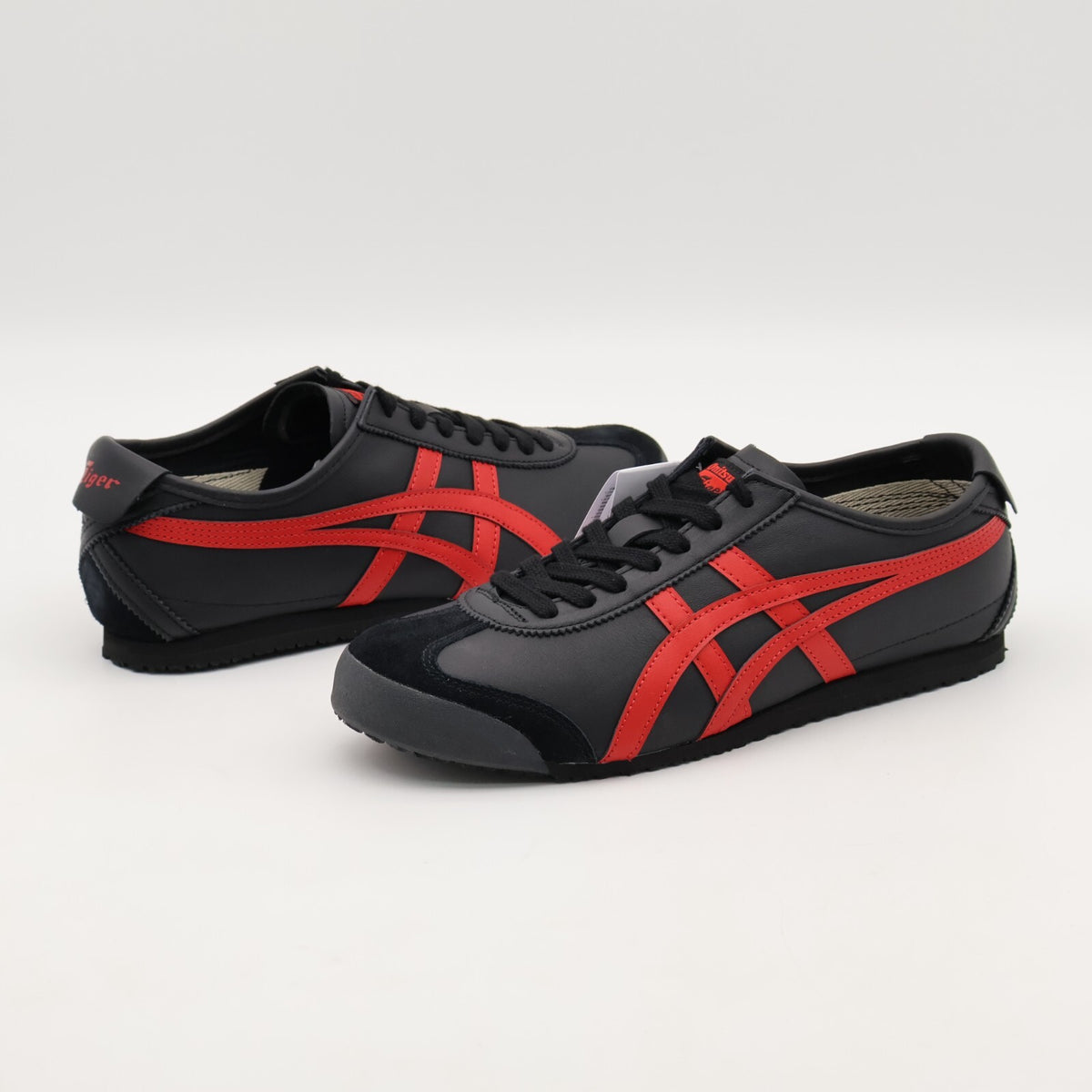 1183C102-004 Onitsuka Tiger Mexico 66 Black Classic Red (Men's)