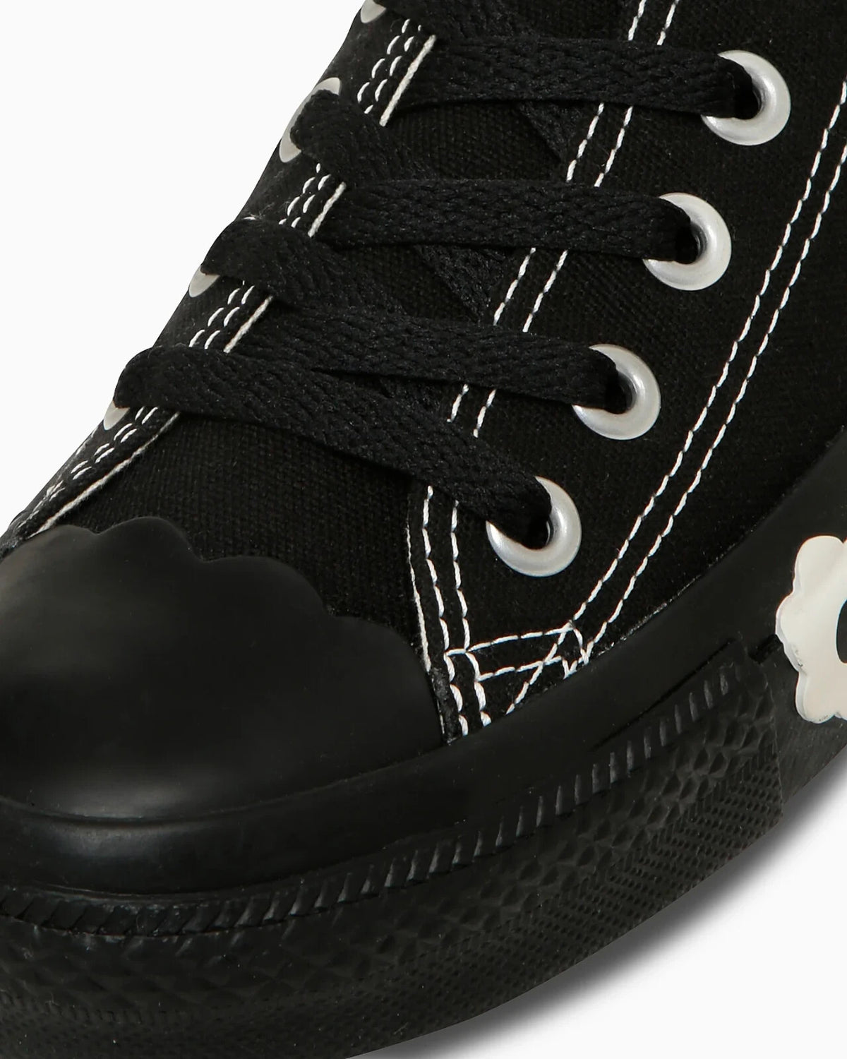 31315800 Converse All Star Flowertoe OX Black (Women's)