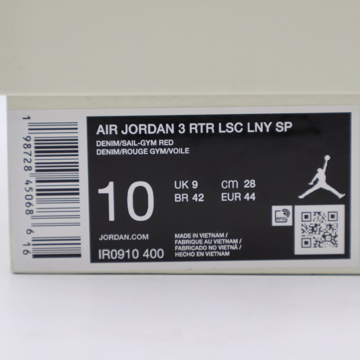 IR0910-400 Levi's Nike Air Jordan 3 Retro Ecru Denim (Men's)