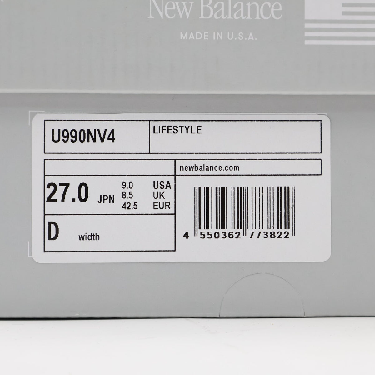 U990NV4 New Balance 990V4 Navy (Men's)