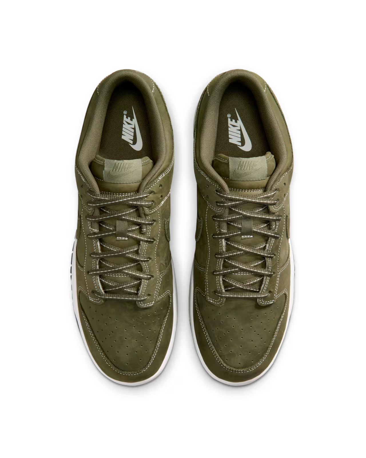 IO4550-200 Nike Dunk Low Medium Olive Summit White (Men's)