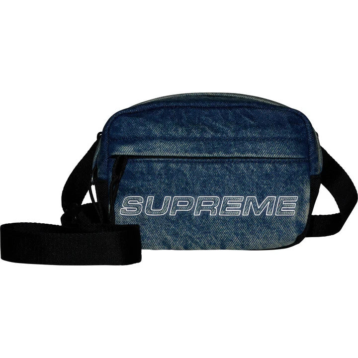 Supreme Denim Mini Shoulder Bag Washed Indigo