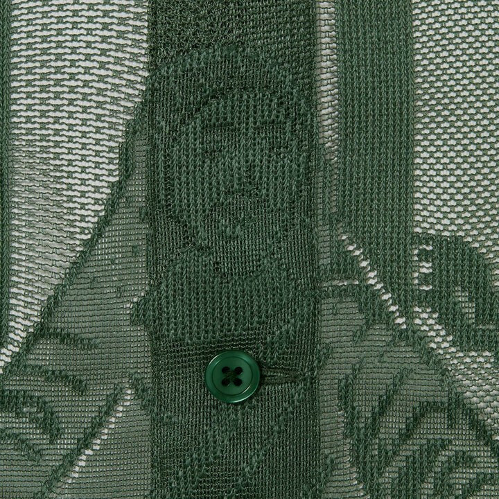 Supreme Last Supper Lace S/S Shirt Dark Green