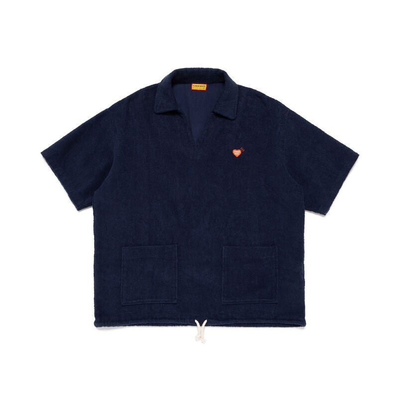 HUMAN MADE Pile Pullover Shirt Navy
