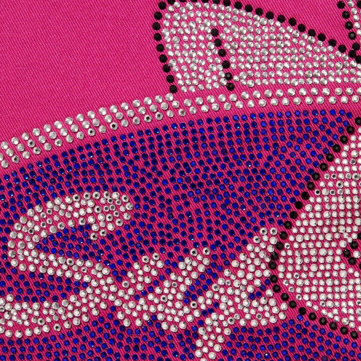 Supreme Rhinestone Pin Up S/S Work Shirt Fuchsia