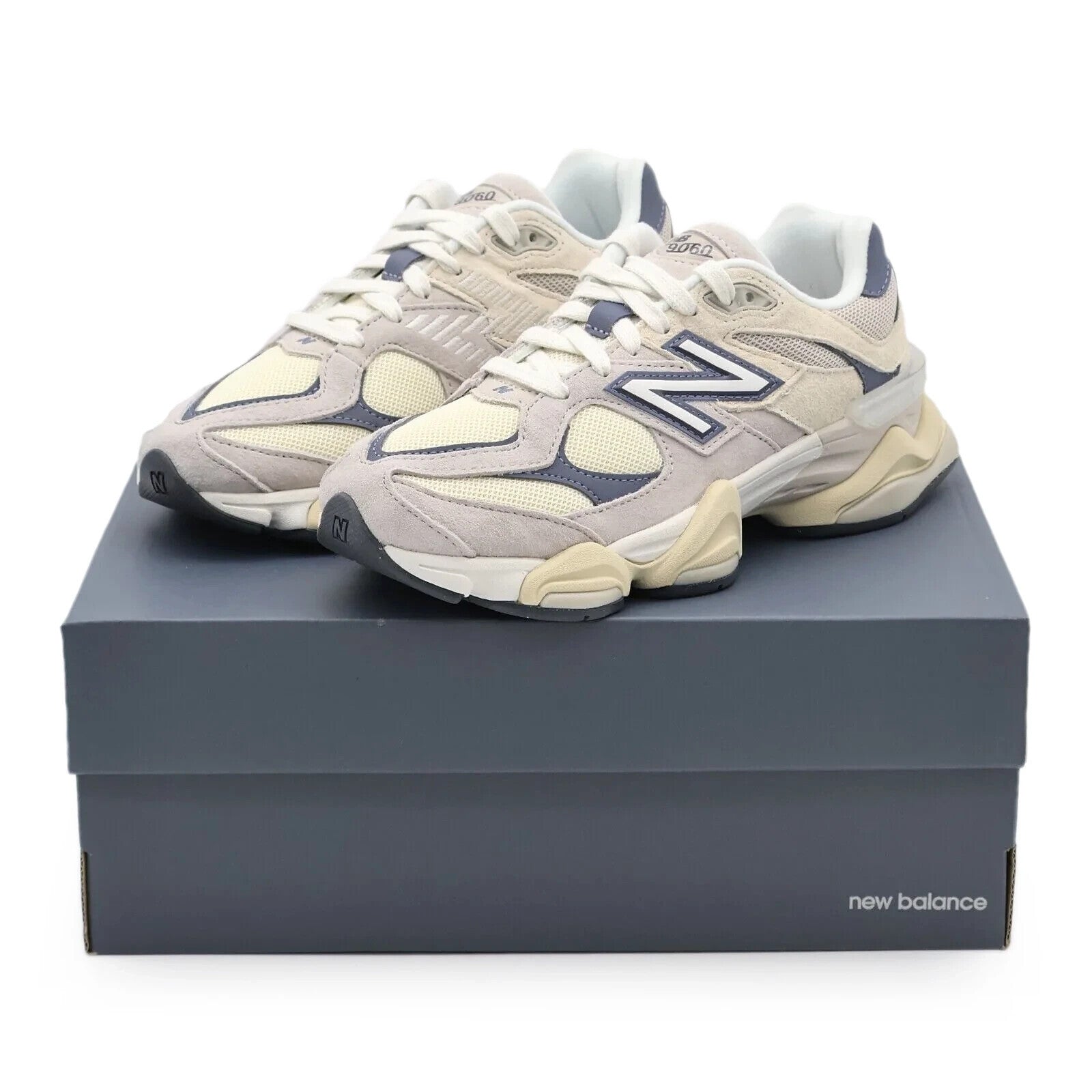 U9060EEB New Balance 9060 Moonrock Linen Dark Arctic Grey Navy Blue (Men's)