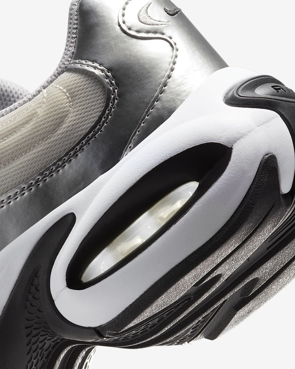 HM0256-001 Nike Air Max Portal SE Metallic Silver Phantom White Black (Women's)