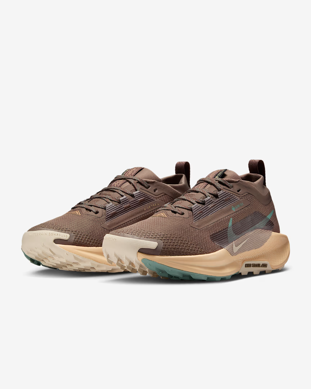 FQ0912-200 Nike Pegasus Trail 5 GORE-TEX Mink Brown Orange Chalk Pearl (Women's)