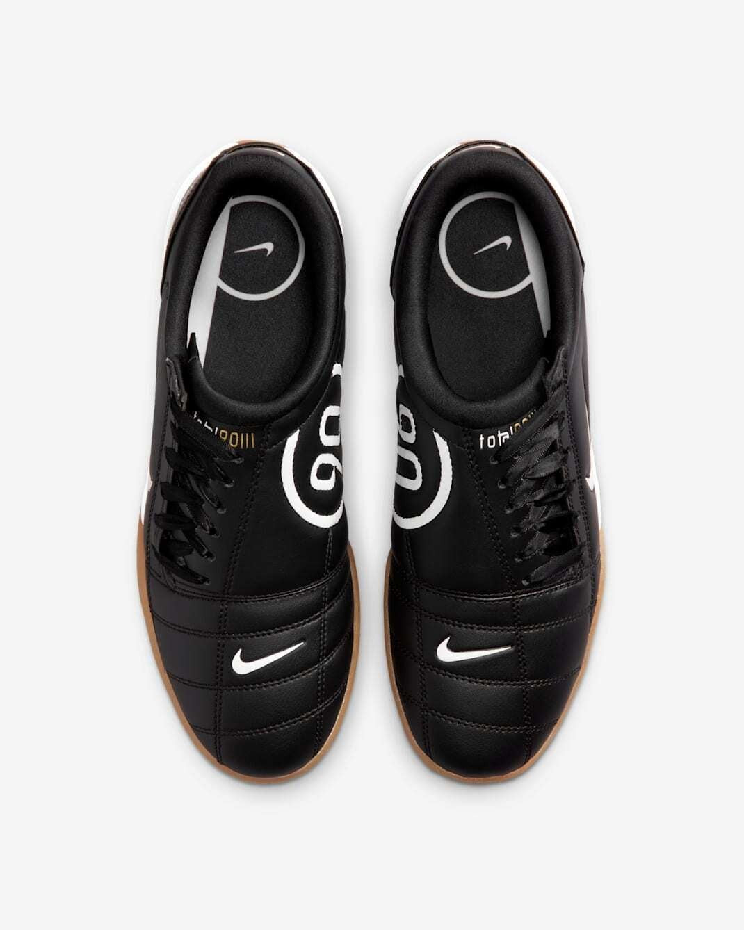 IO2387-001 Nike Total 90 3 BLACK WHITE-GUM MED BROWN-MTLC GOLD (Women's)