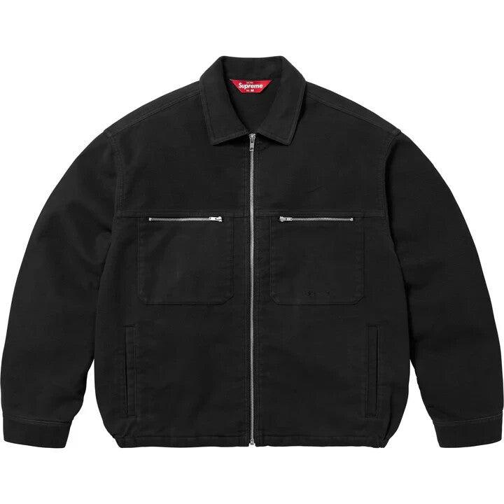 Supreme Moleskin Work Jacket Black