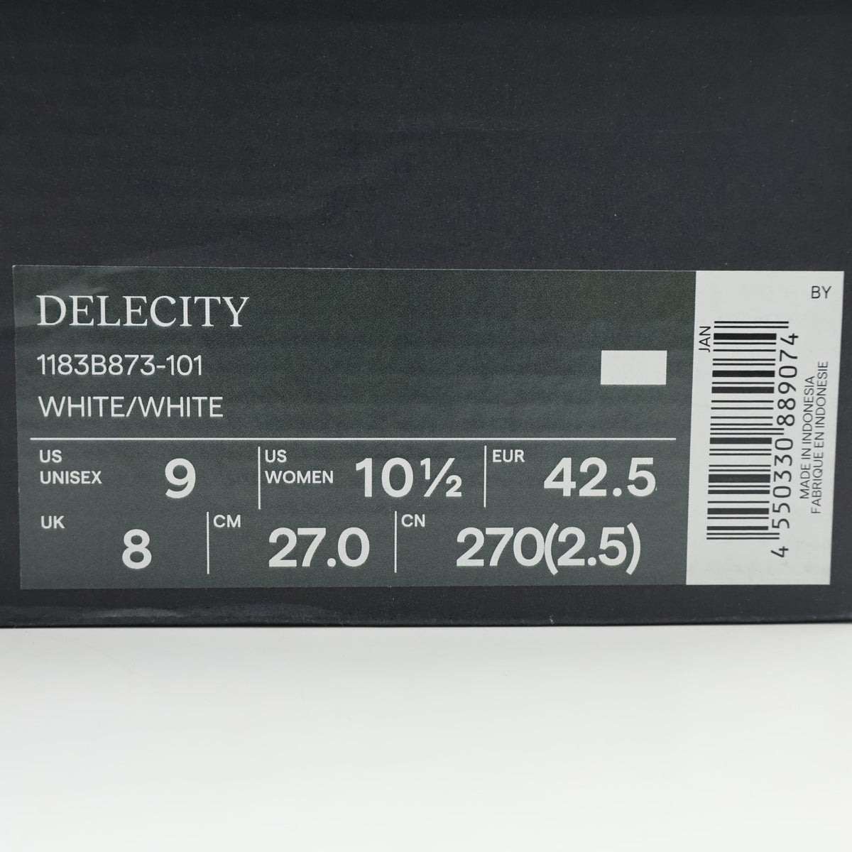 1183B873-101 Onitsuka Tiger Delecity White (Men's)