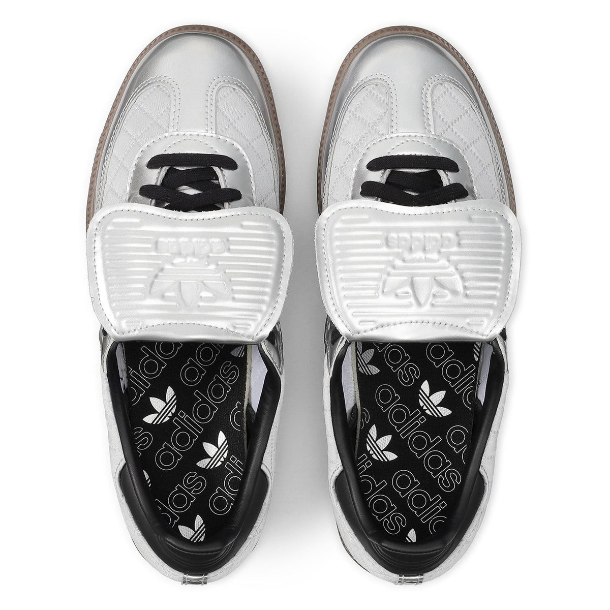 KJ5208 adidas Samba Quilted Nylon Silver (Men's)