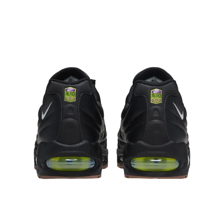 IQ7127-001 Nike Air Max 95 Big Bubble PRM "Black/Gum Medium Brown/Volt"