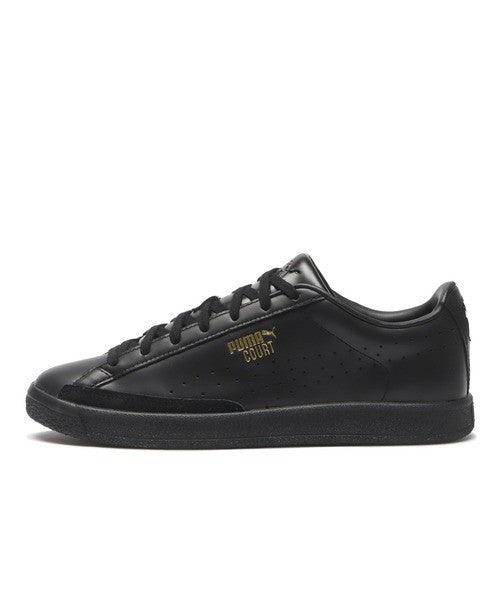 405348-02 Puma Court PUMA Black PUMA Gold (Men's)