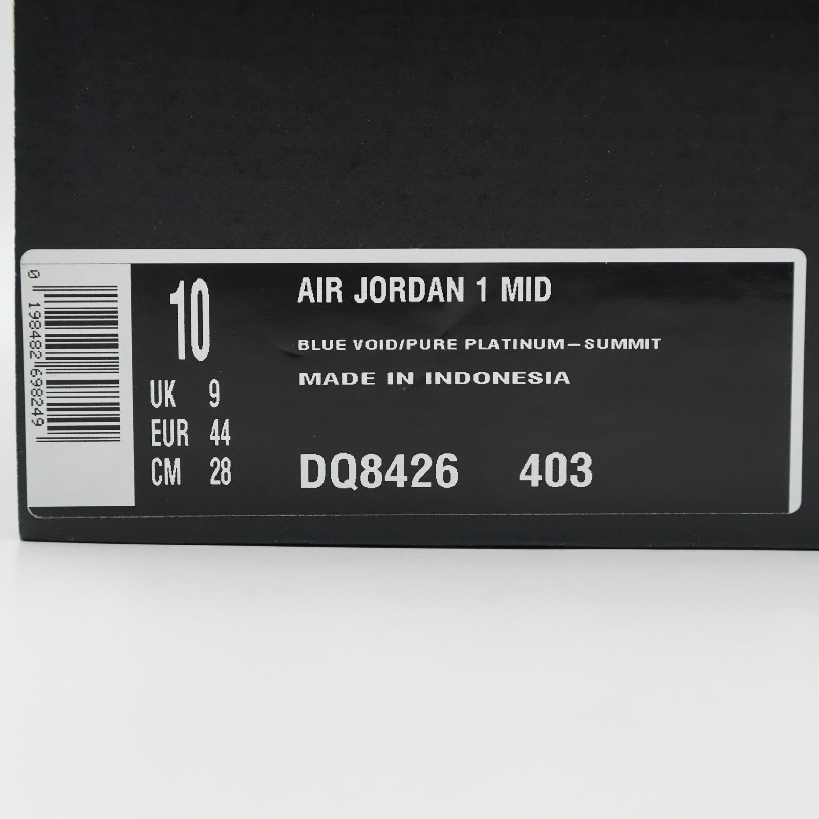 DQ8426-403 Nike Air Jordan 1 Mid Blue Void (Men's)