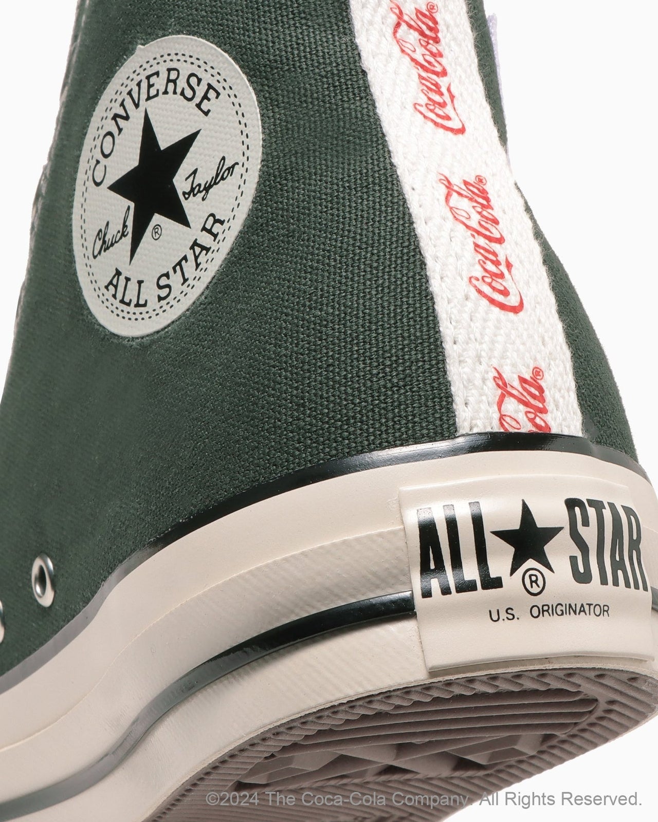 31312070 Coca-Cola Converse All Star US UF Hi Dark Green (Men's)