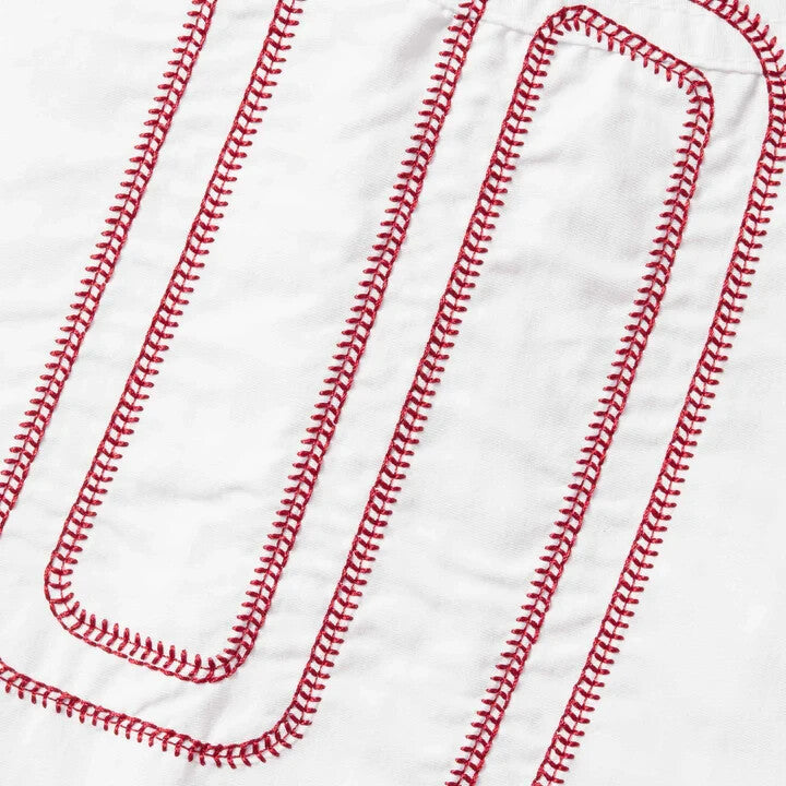 Supreme Spellout Embroidered Track Jacket White