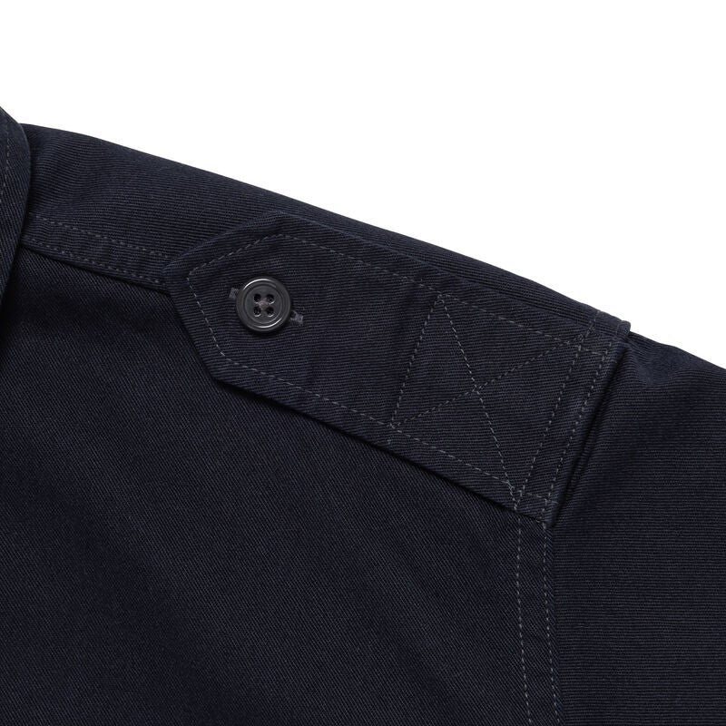 HUMAN MADE Twill Epaulette Shirt Navy