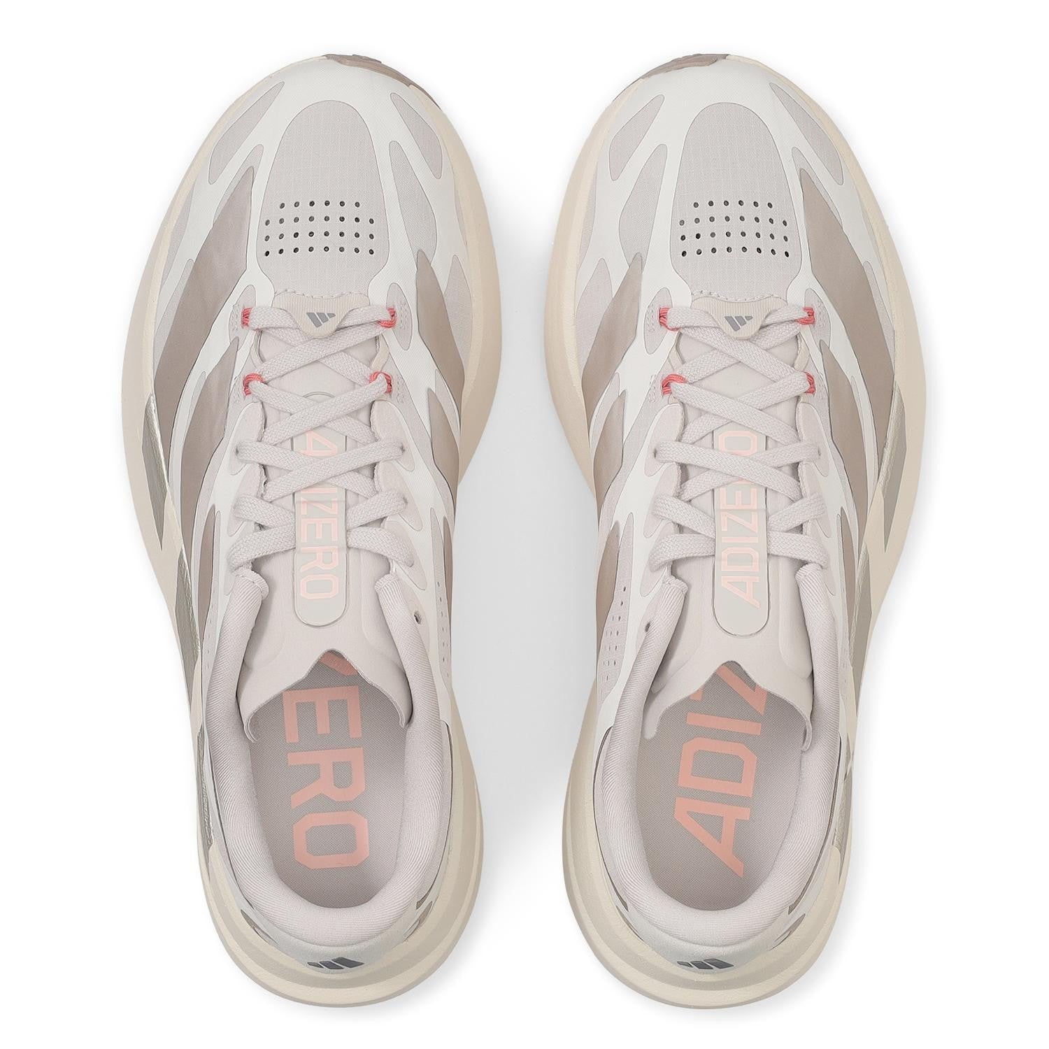 KI4789 adidas Adizero Evo SL EXO Cloud White Haze Coral (Women's)