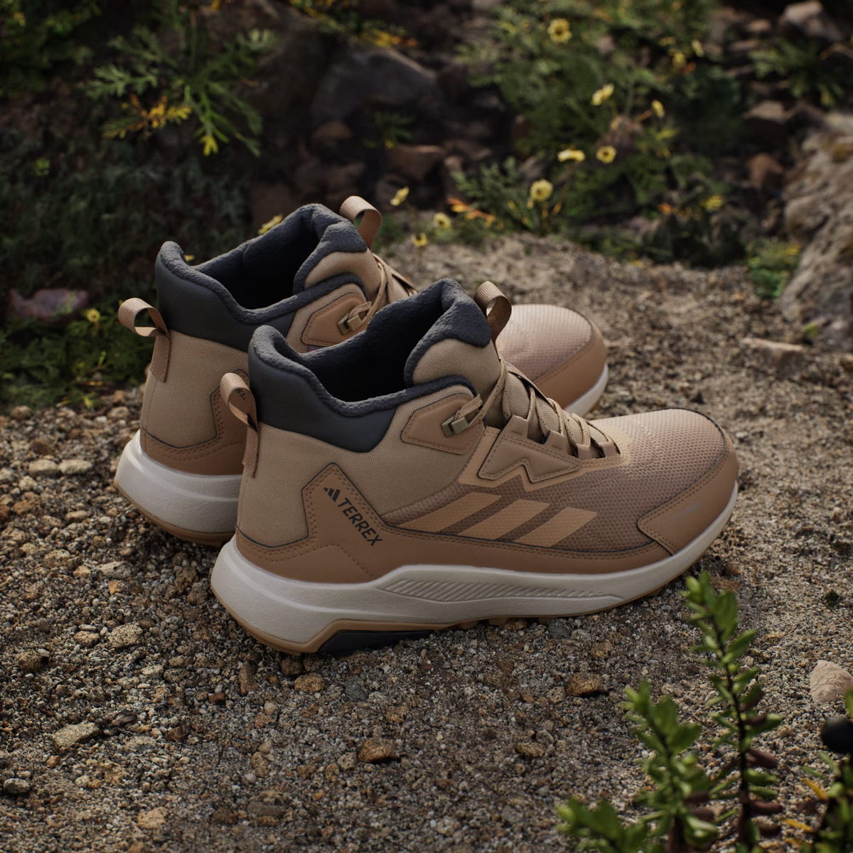 JS1431 adidas Terrex Anylander Climawarm Hiking Cardboard Core Black (Men's)