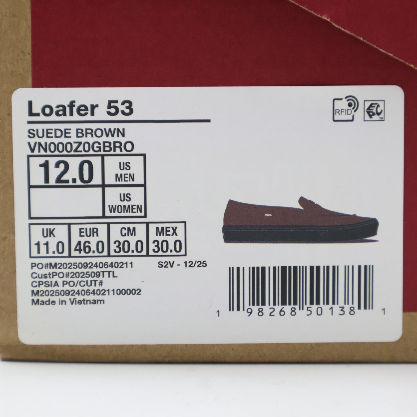 VN000Z0GBRO Vans Style 53 Suede Brown (Men's)