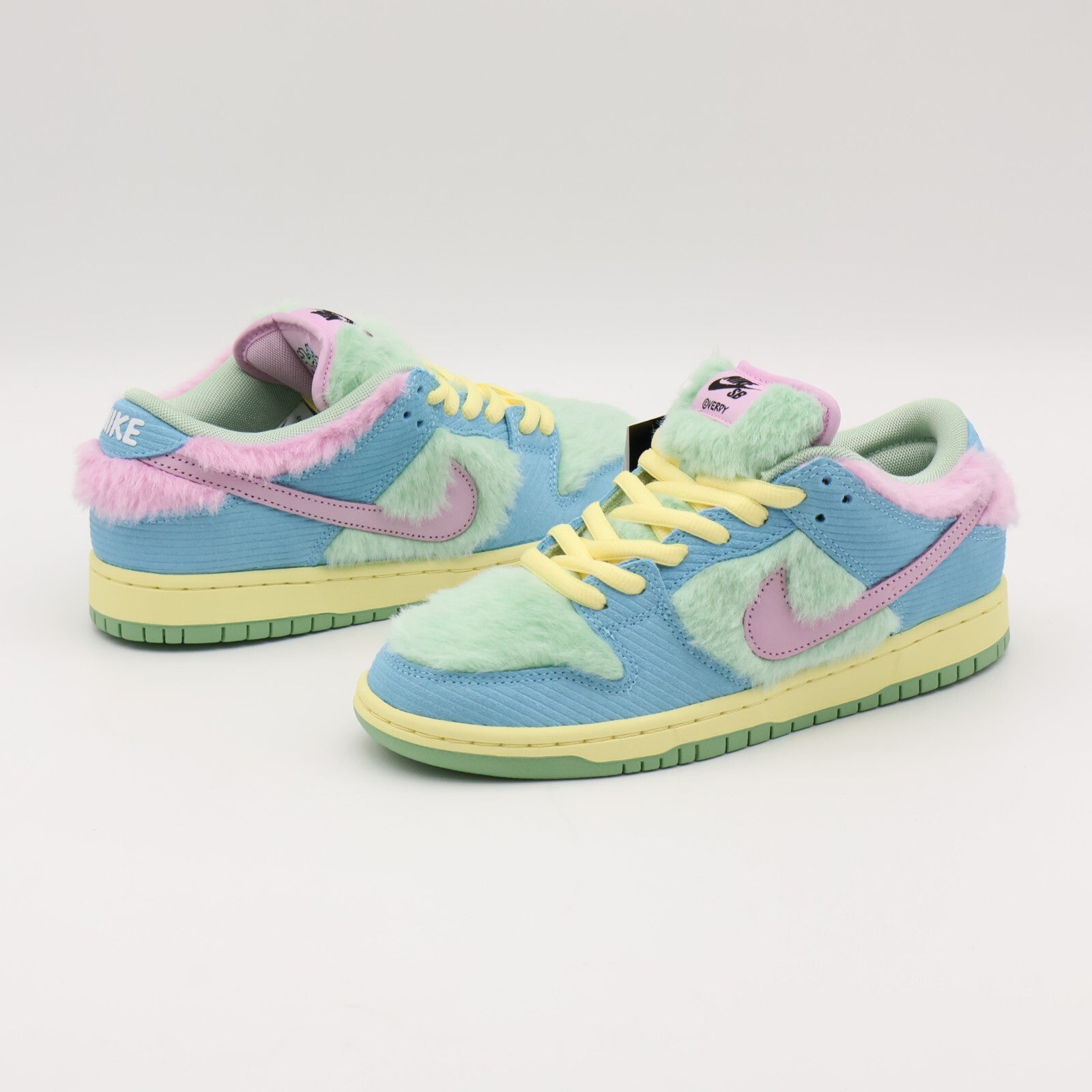 FN6040-400 VERDY Nike SB Dunk Low Pro Visty Blue Gaze and Enamel Green (Men's)