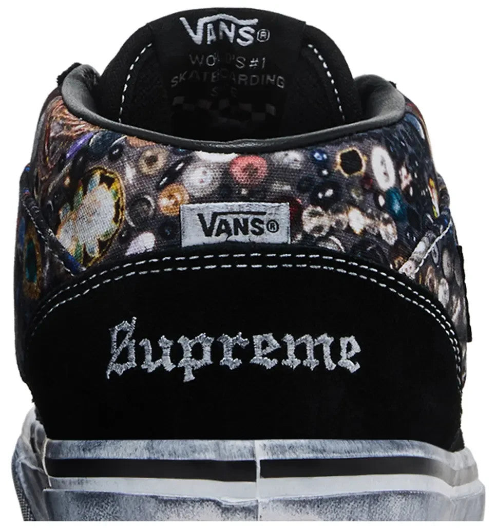 VN00112HBLU Supreme Ã Mike Kelley Ã Vans Half Cab "Black" (26SS Week8)