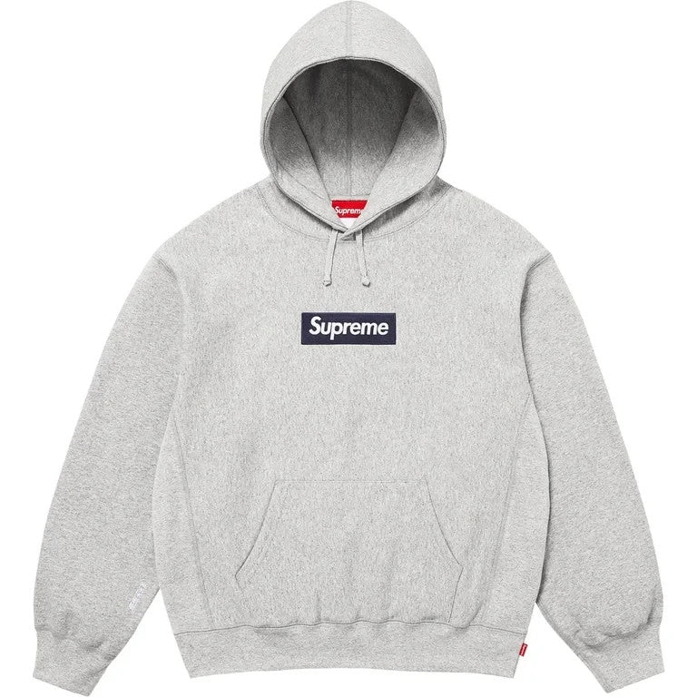 Supreme Box Logo Hooded Sweatshirt (25FW) Heather Grey