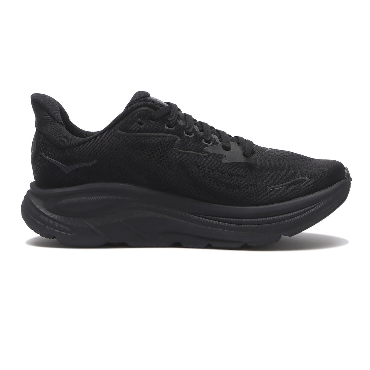 1162030-BWHT Hoka Clifton 10 Black Black (Men's)