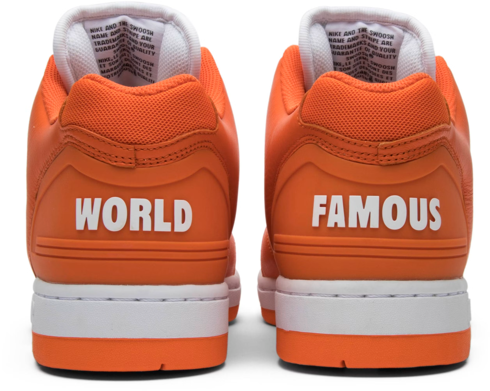 AA0871-818 Supreme Ã Nike SB Air Force 2 "Orange Blaze" (Men's)
