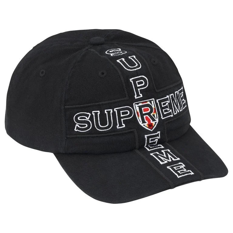 Supreme Cross 6-Panel Black
