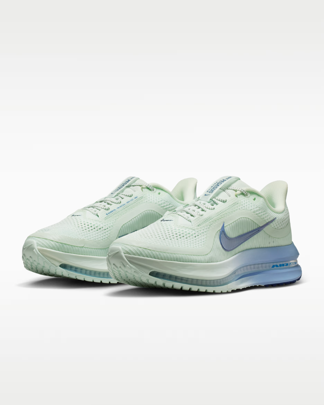 HQ2593-301 Nike Pegasus Premium "Barely Green/Work Blue" (Women's)