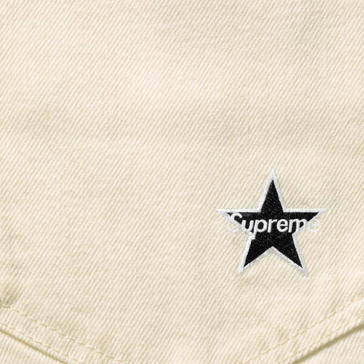 Supreme Distressed Loose Fit Selvedge Jean (26SS) Washed White