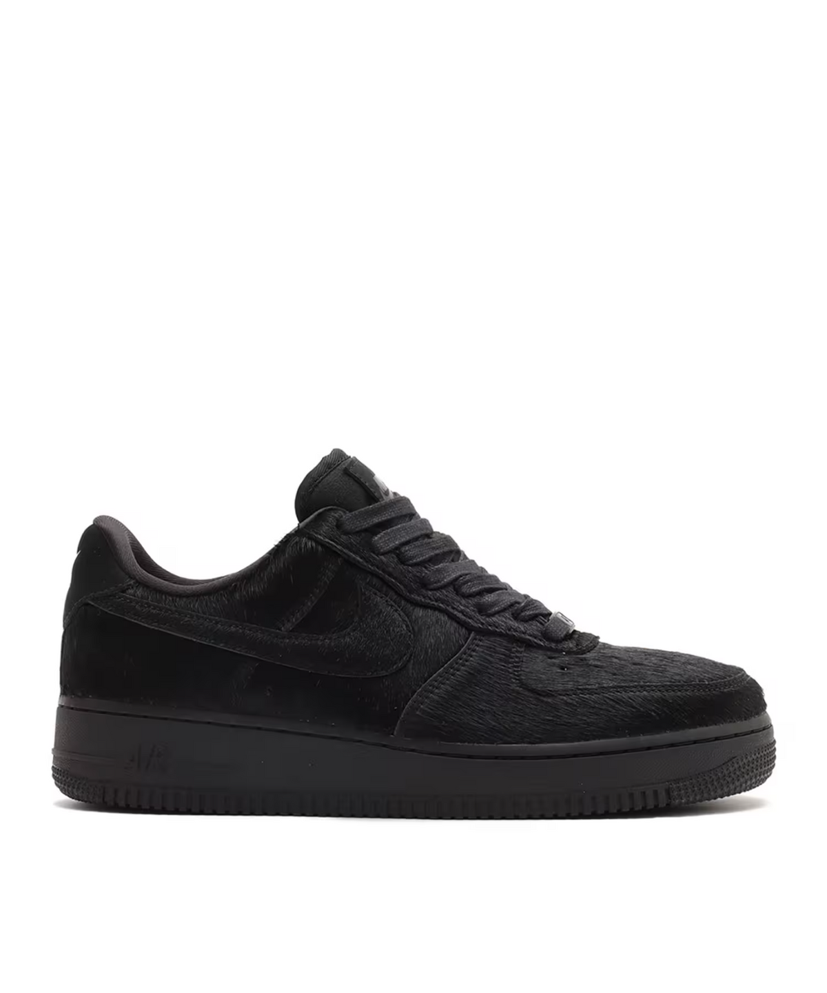 II7398-001 Nike Air Force 1 Low Faux Pony Hair Black (Women's)