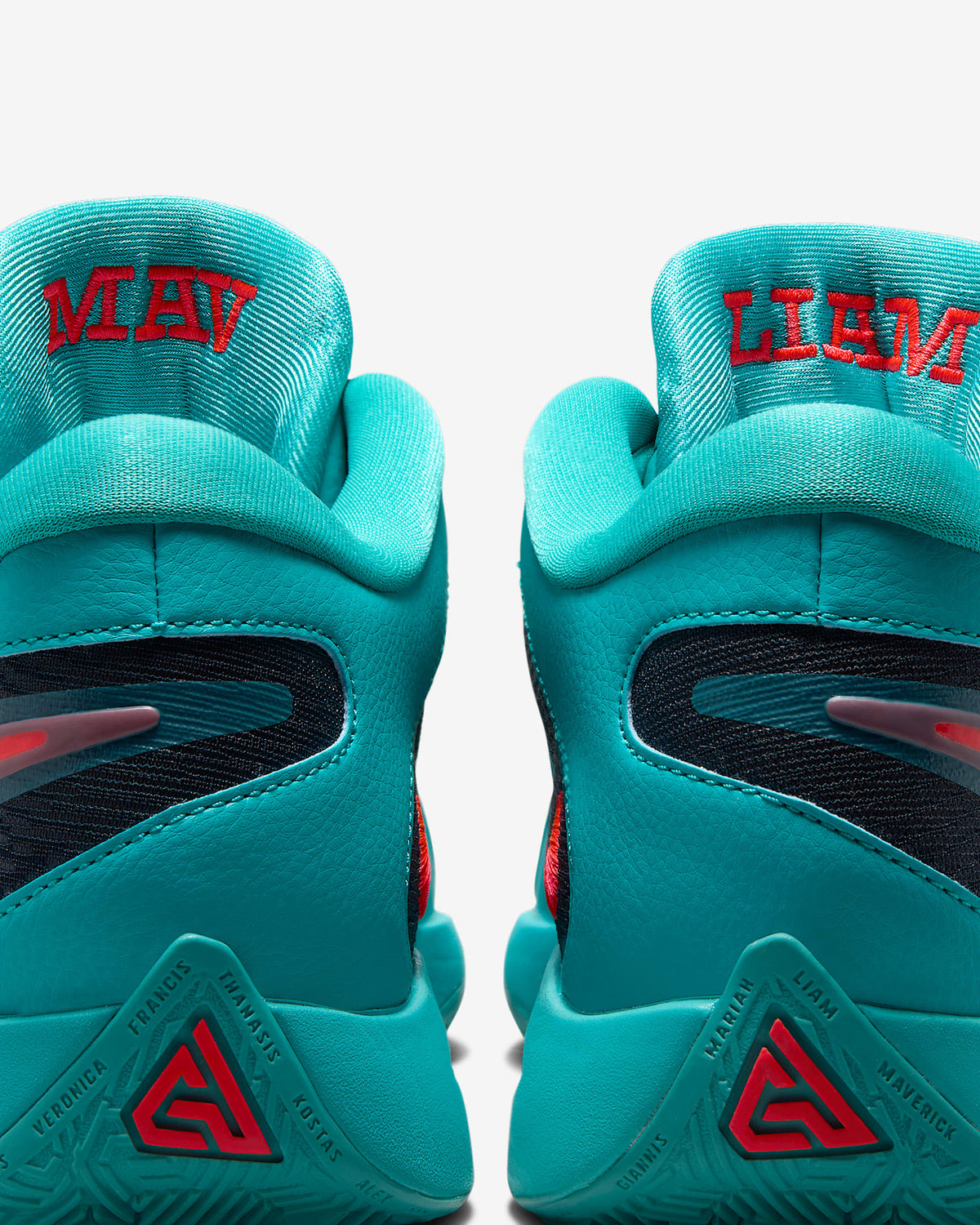 FJ7807-300 Nike Giannis Freak 6 Dusty Cactus Bright Crimson Obsidian (Men's)