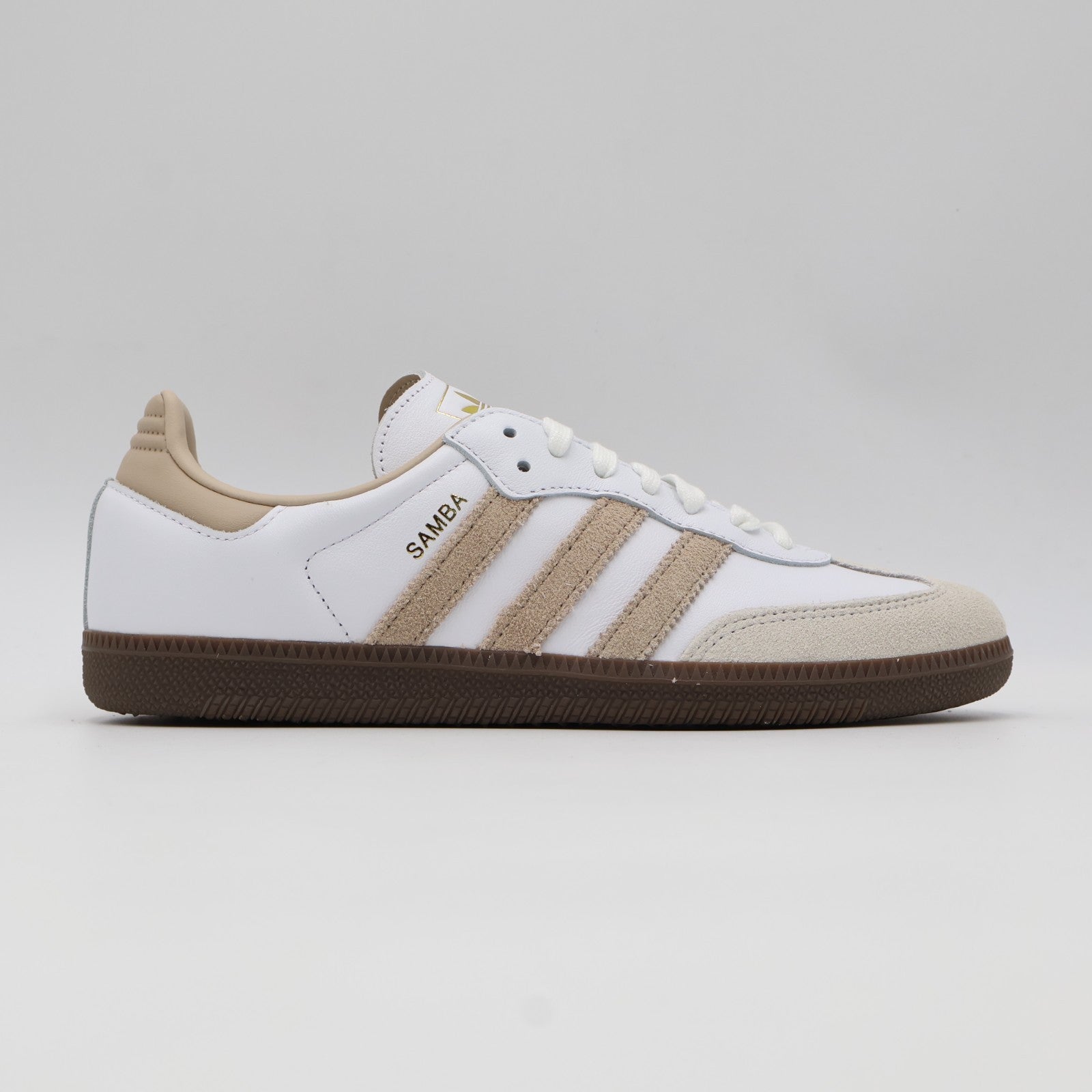 JI0218  adidas Samba OG White Brown Gum (Men's)