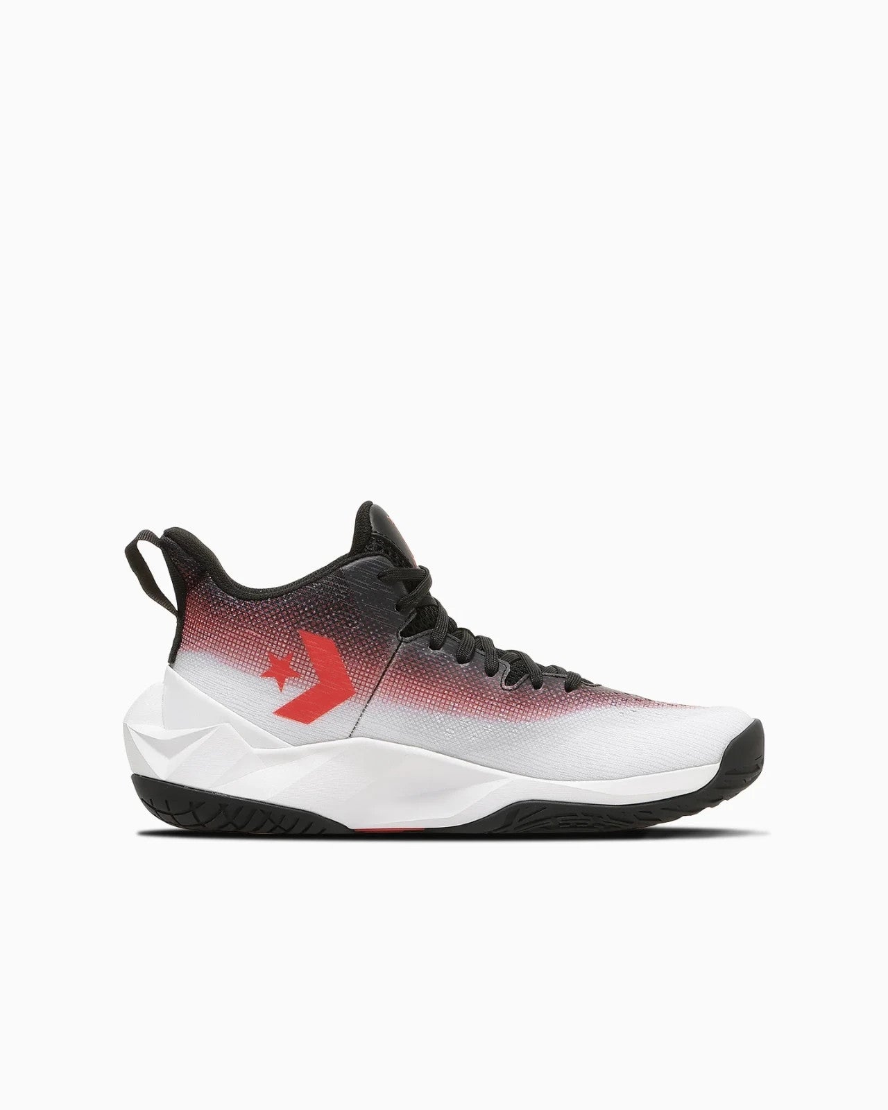 33500490 Converse Cons Unaverage Mid White Red Black (Men's)