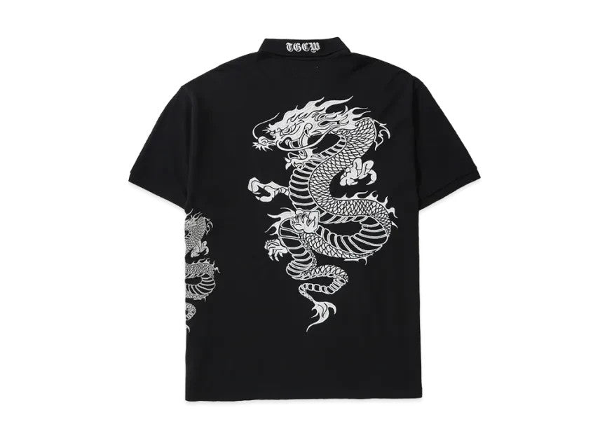 Supreme x The Great China Wall Dragon Polo "Black"