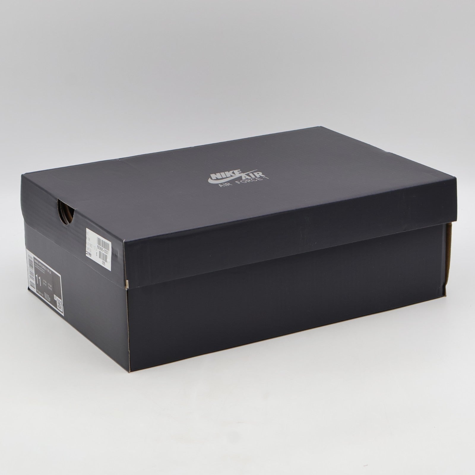 IF1686-101 Nike Air Force 1 Low '07 LX Metal Swoosh White Black (Women's)
